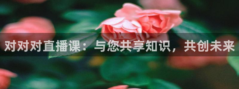五星体育手机版下载：对对对直播课：与您共享知识，共创未来